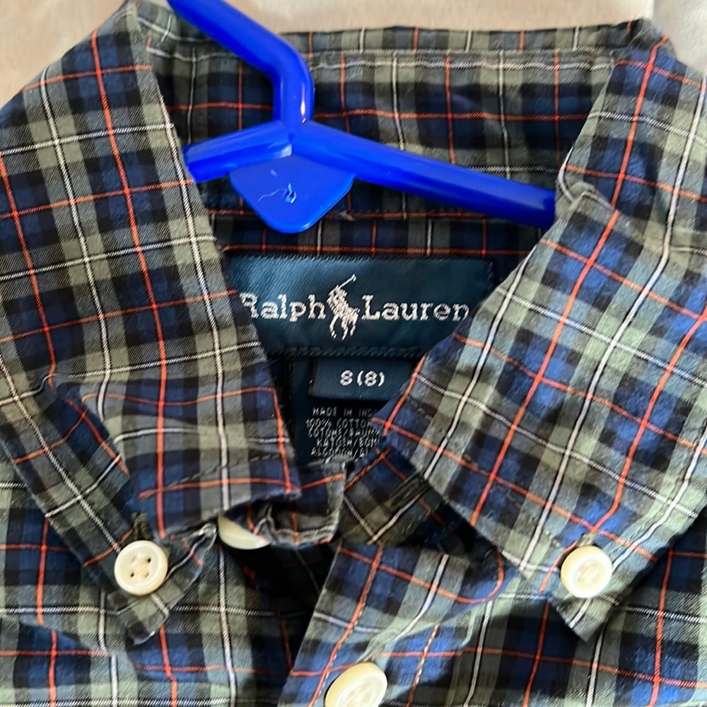 Polo Ralph Lauren boys sz8 button down